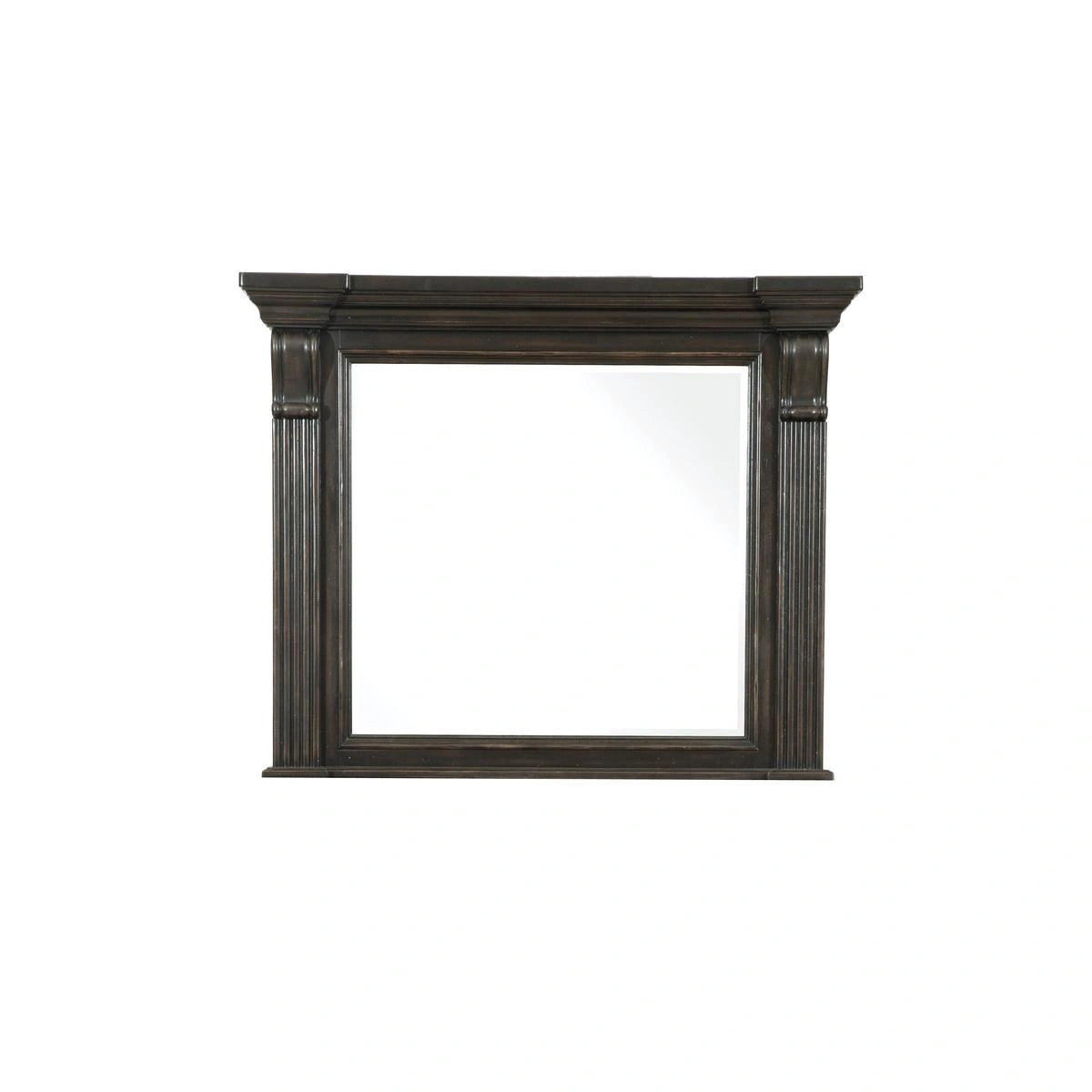 Pulaski Caldwell Mirror in Dark Wood