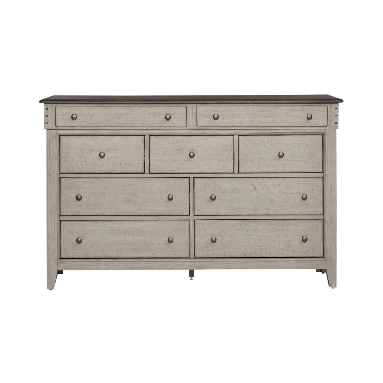 Ivy Hollow 9 Drawer Dresser in Weathered Linen image