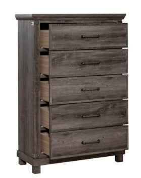 Liberty Furniture Lakeside Haven 5 Drawer Chest in Brownstone - Luxury Home Furniture (MI)