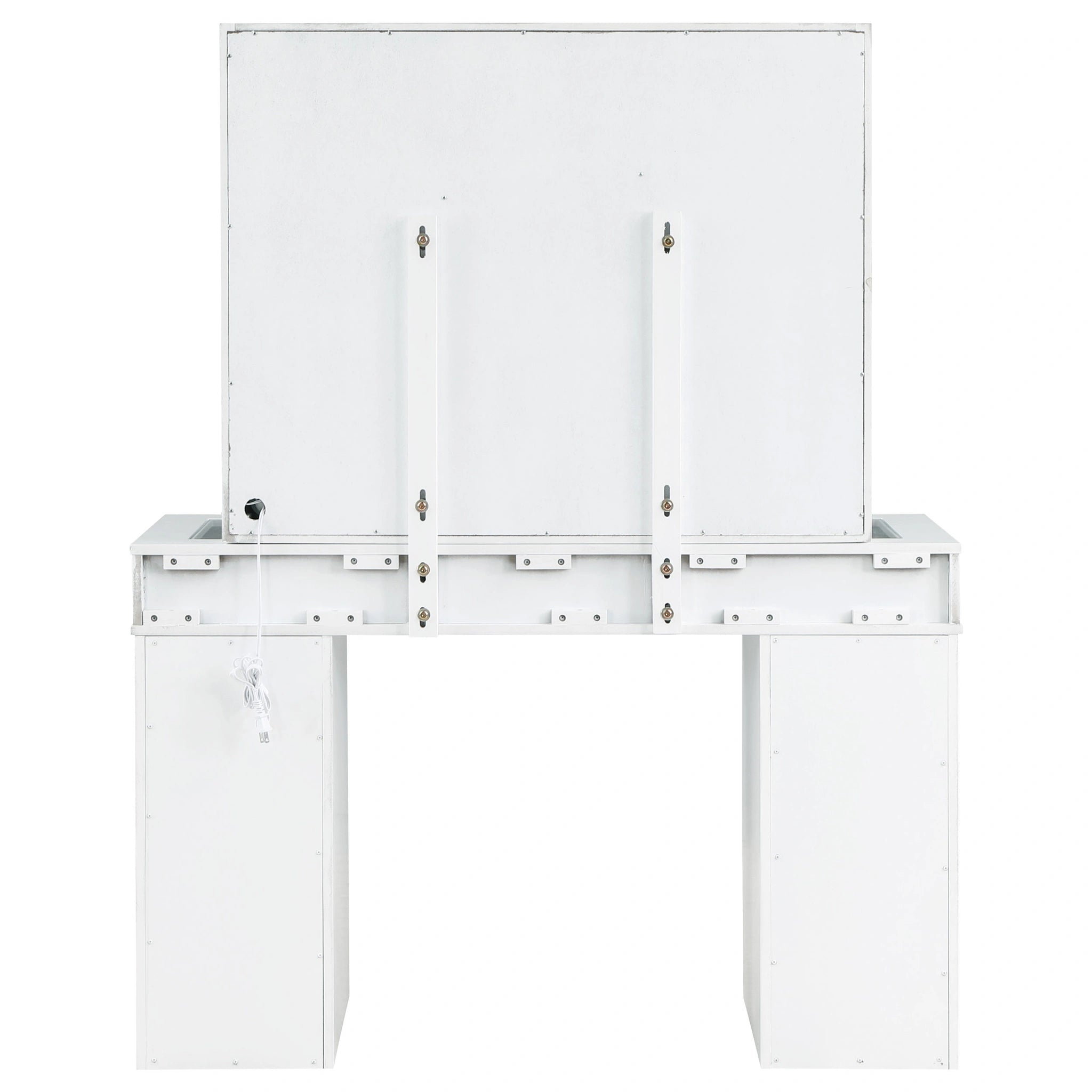 Regina Makeup Vanity Table with LED Mirror and Stool