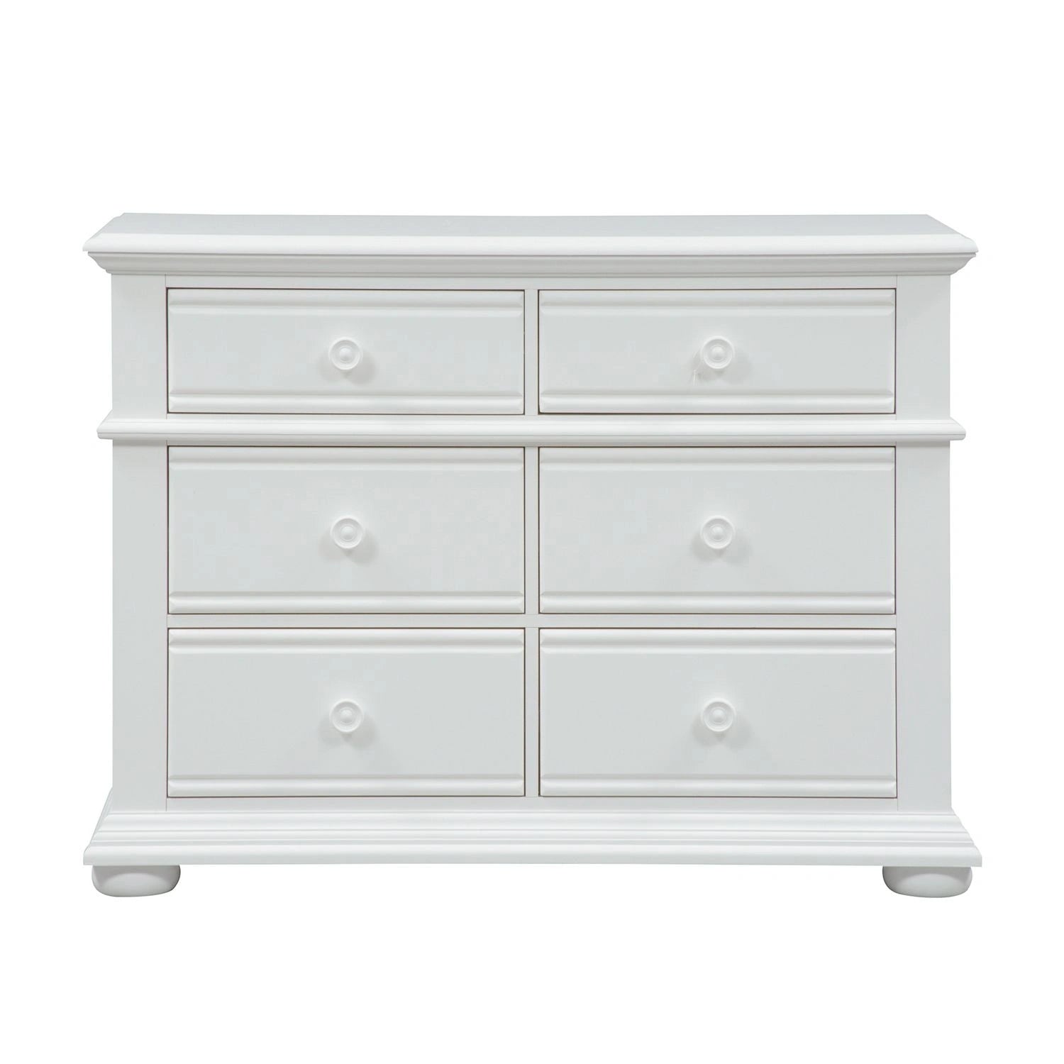 Summer House 6 Drawer Dresser in Oyster White image