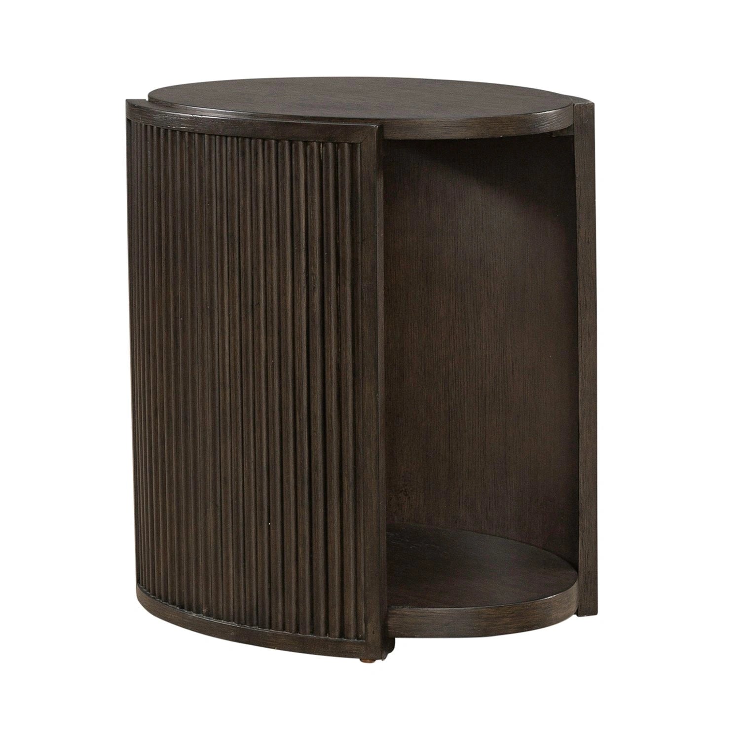 City View Chairside Table in Coffee Bean image