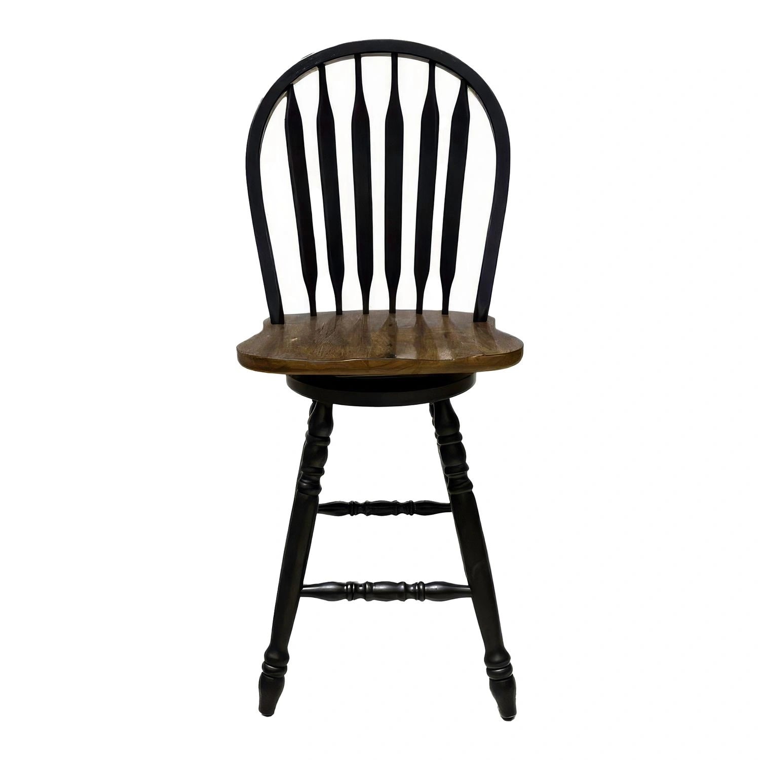 Carolina Crossing Windsor Swivel Counter Chair - Black image