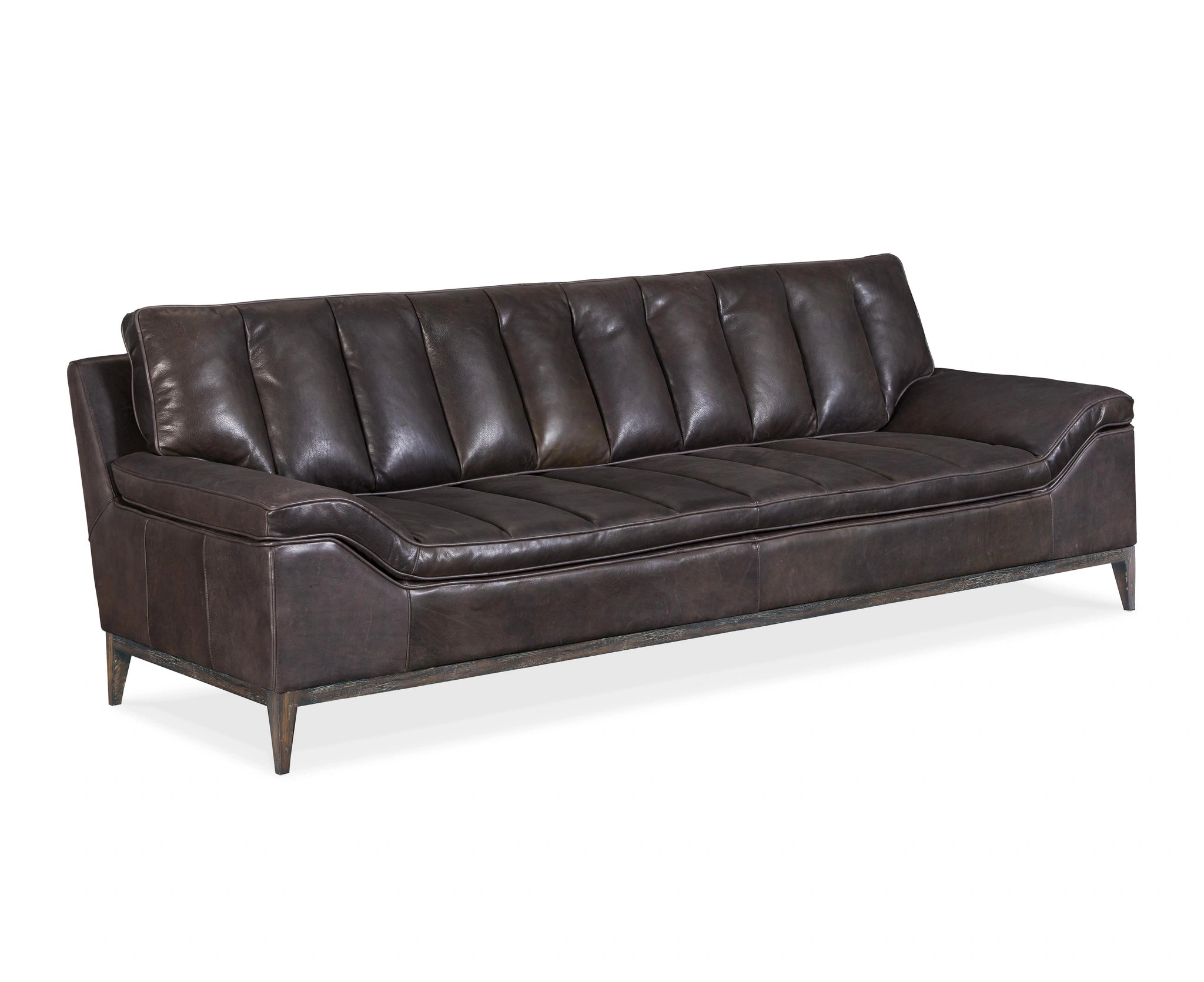 Kandor Leather Stationary Sofa