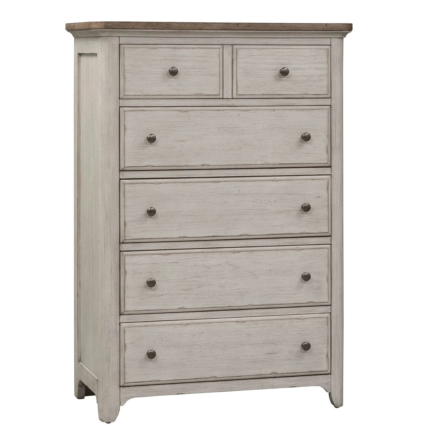 Farmhouse Reimagined Drawer Chest in Antique White image