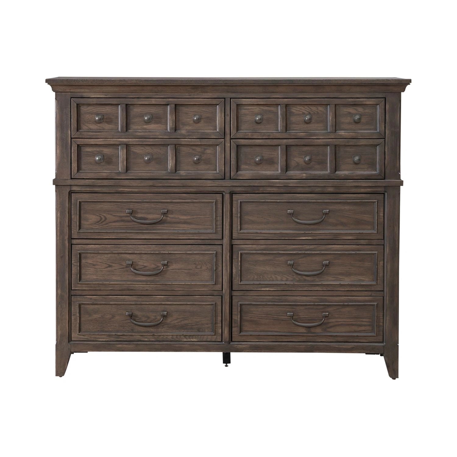 Paradise Valley 10 Drawer Chesser in Saddle Brown image