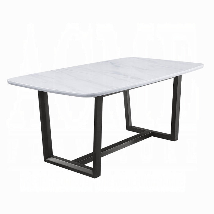 Madan Dining Table With Marble Top
