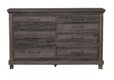 Liberty Furniture Lakeside Haven 6 Drawer Dresser in Brownstone - Luxury Home Furniture (MI)