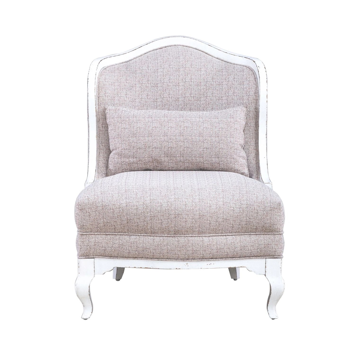 Magnolia Manor Upholstered Accent Chair in Antique White image