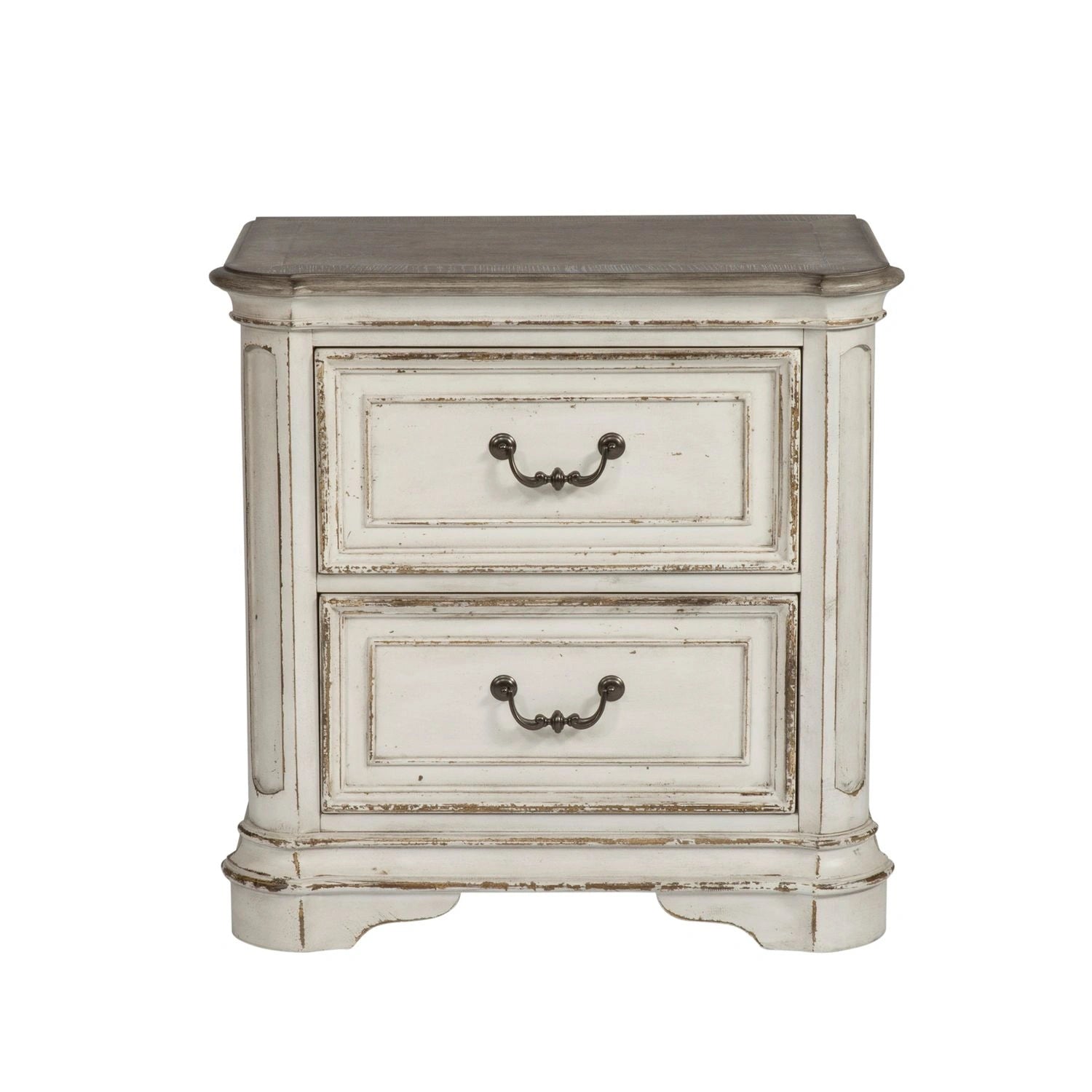 Magnolia Manor Uph Sleigh Bed, Dresser & Mirror, Chest, Night Stand image