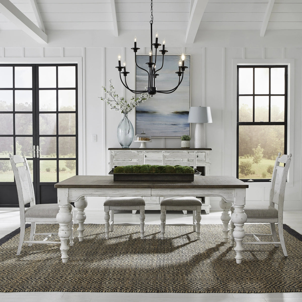 River Place 5 Piece Rectangular Table Set image