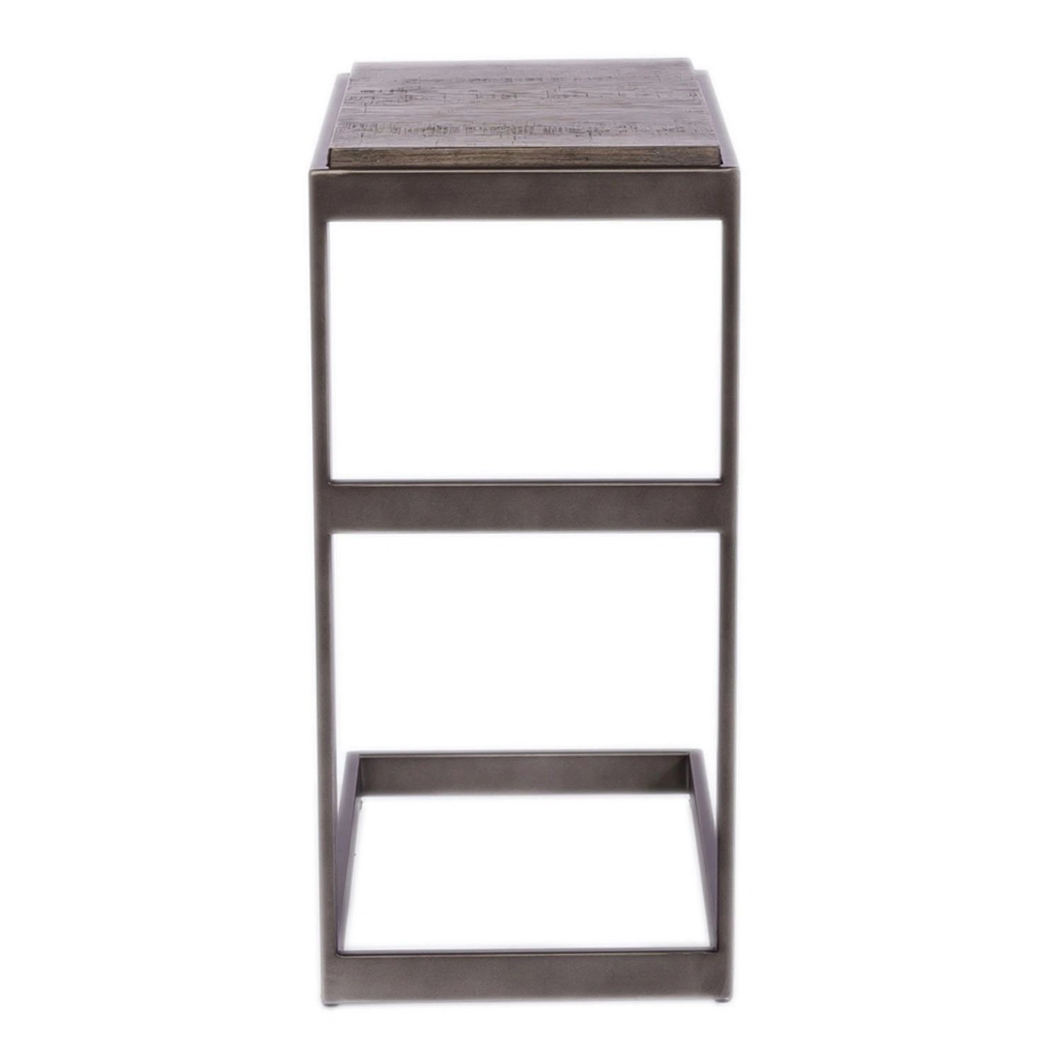 Modern View Laptop Table in Gray image