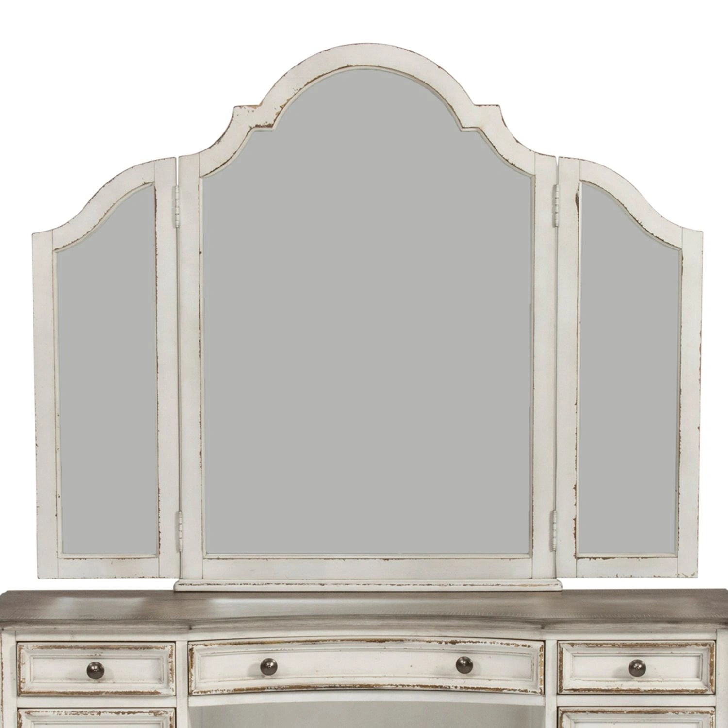 Magnolia Manor Vanity Mirror in Antique White image