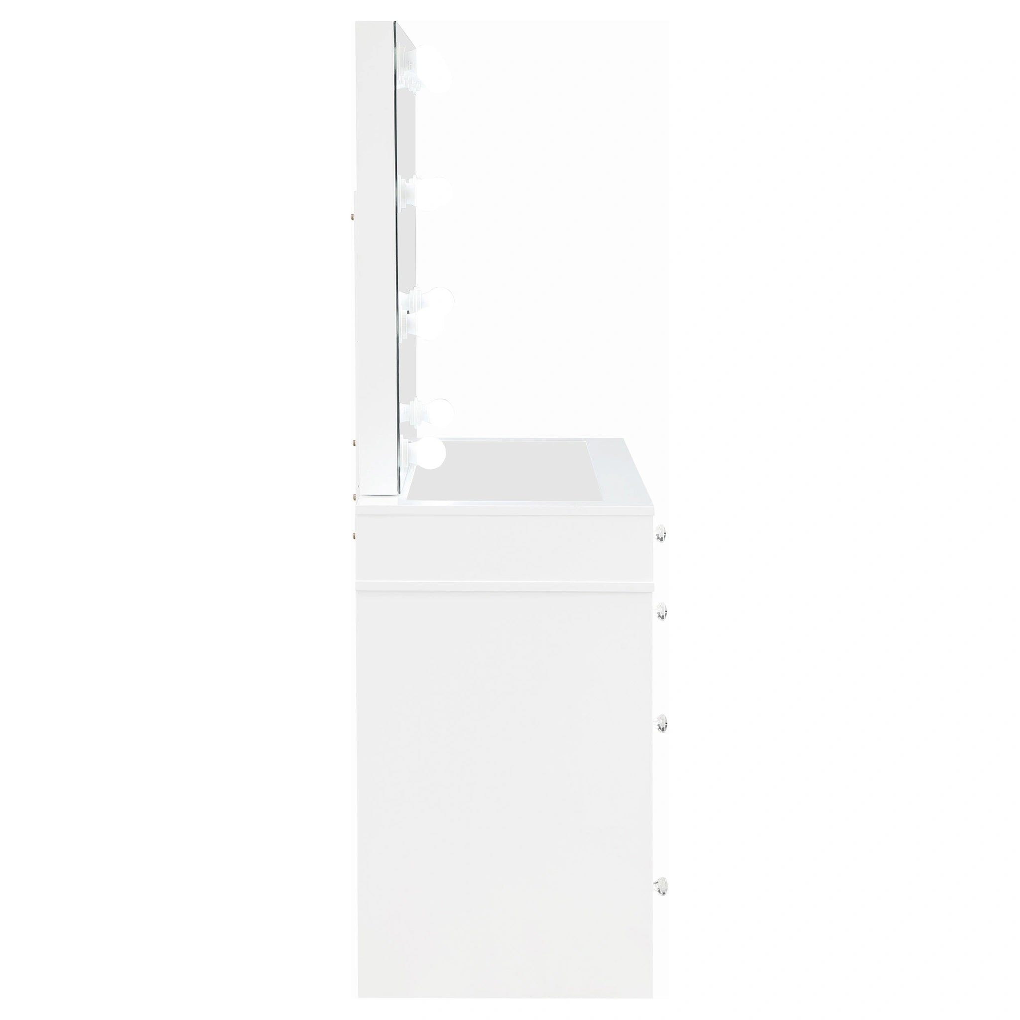 Regina Makeup Vanity Table with LED Mirror and Stool