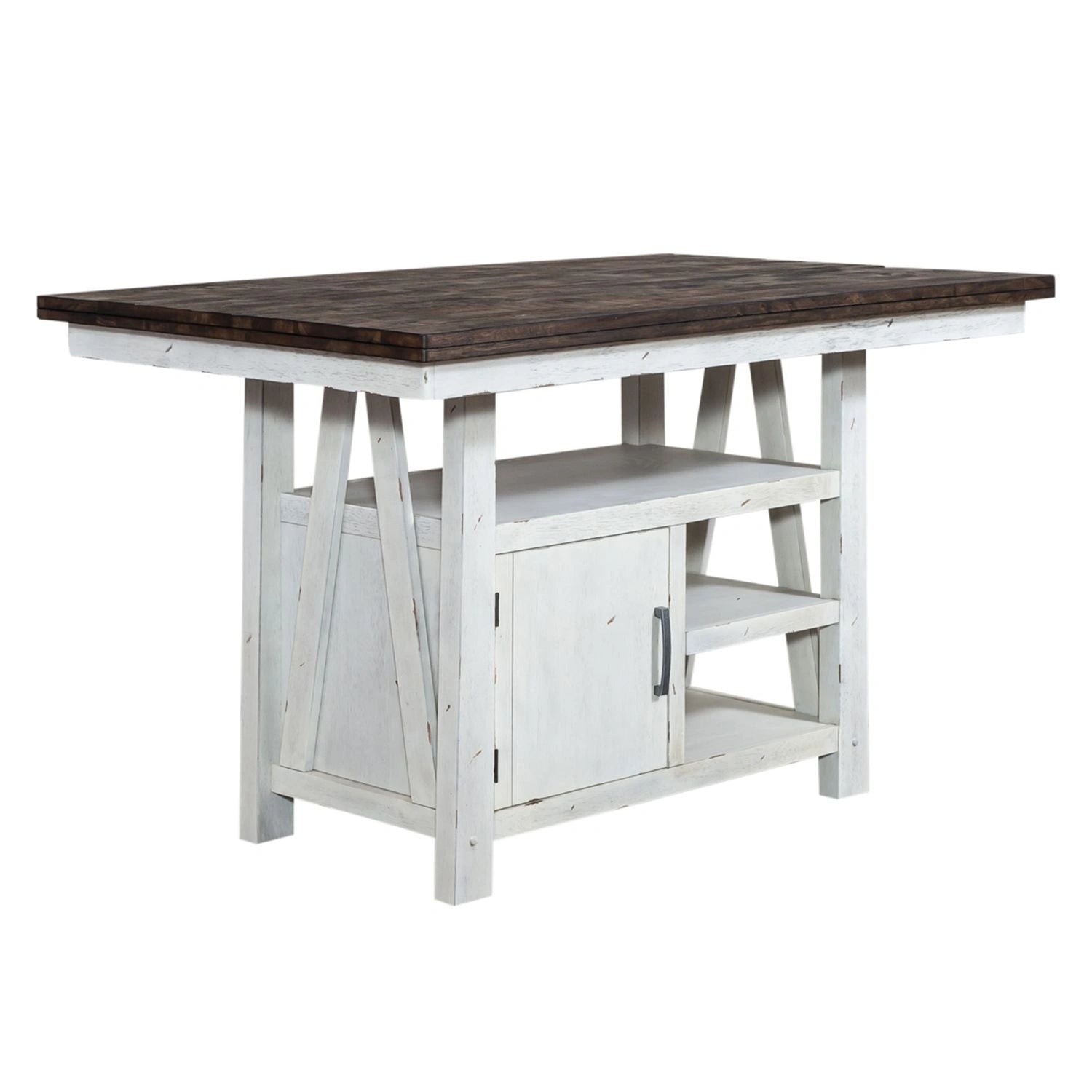 Farmhouse 5 Piece Gathering Table Set image