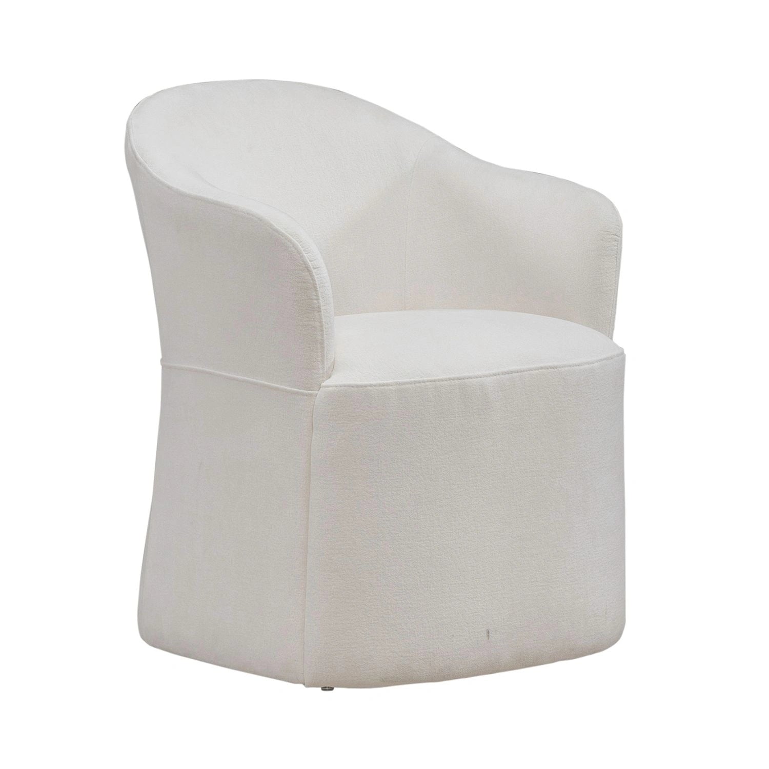 Accent Dining Accent Dining Chair w/ Casters - Ivory image