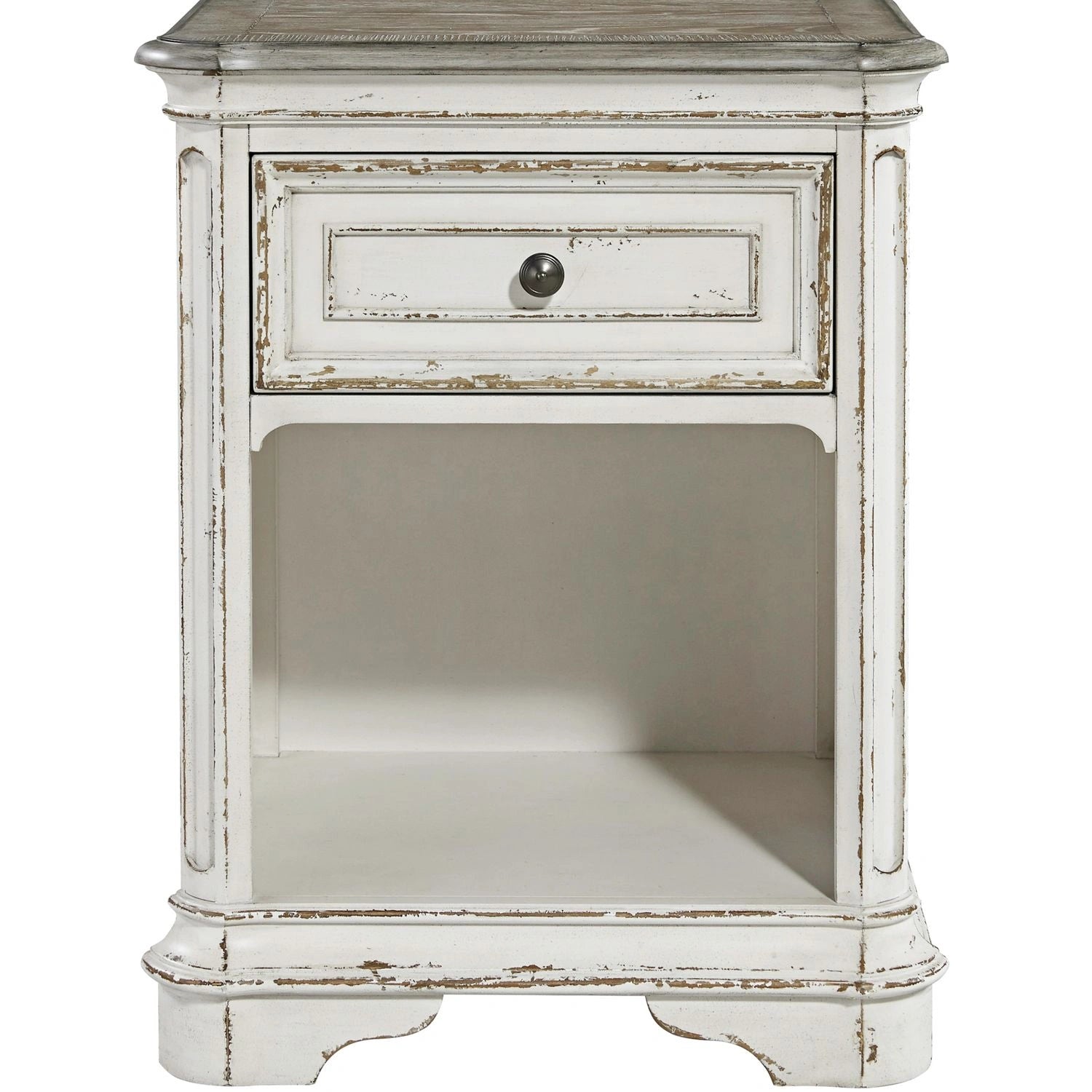 Magnolia Manor 1 Drawer Night Stand in Antique White image