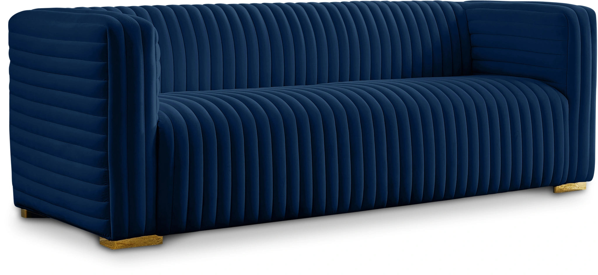 Ravish Navy Velvet Sofa