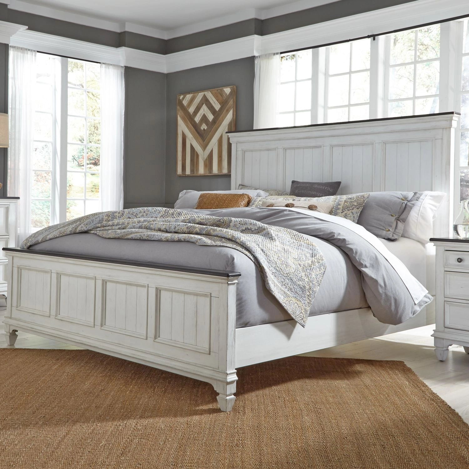 Allyson Park King California Panel Bed image