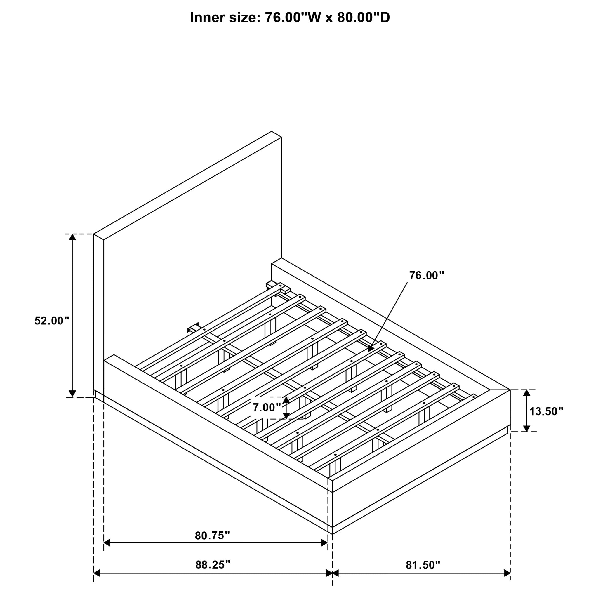 Knox Panel Platform Bed