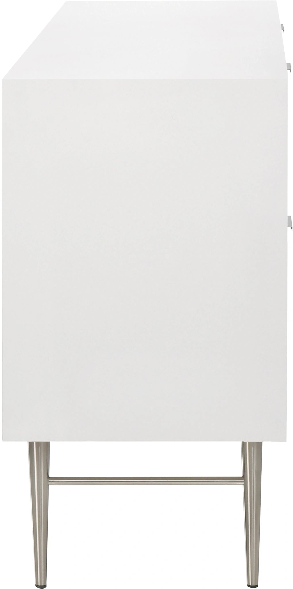 Modernist White Gloss Dresser