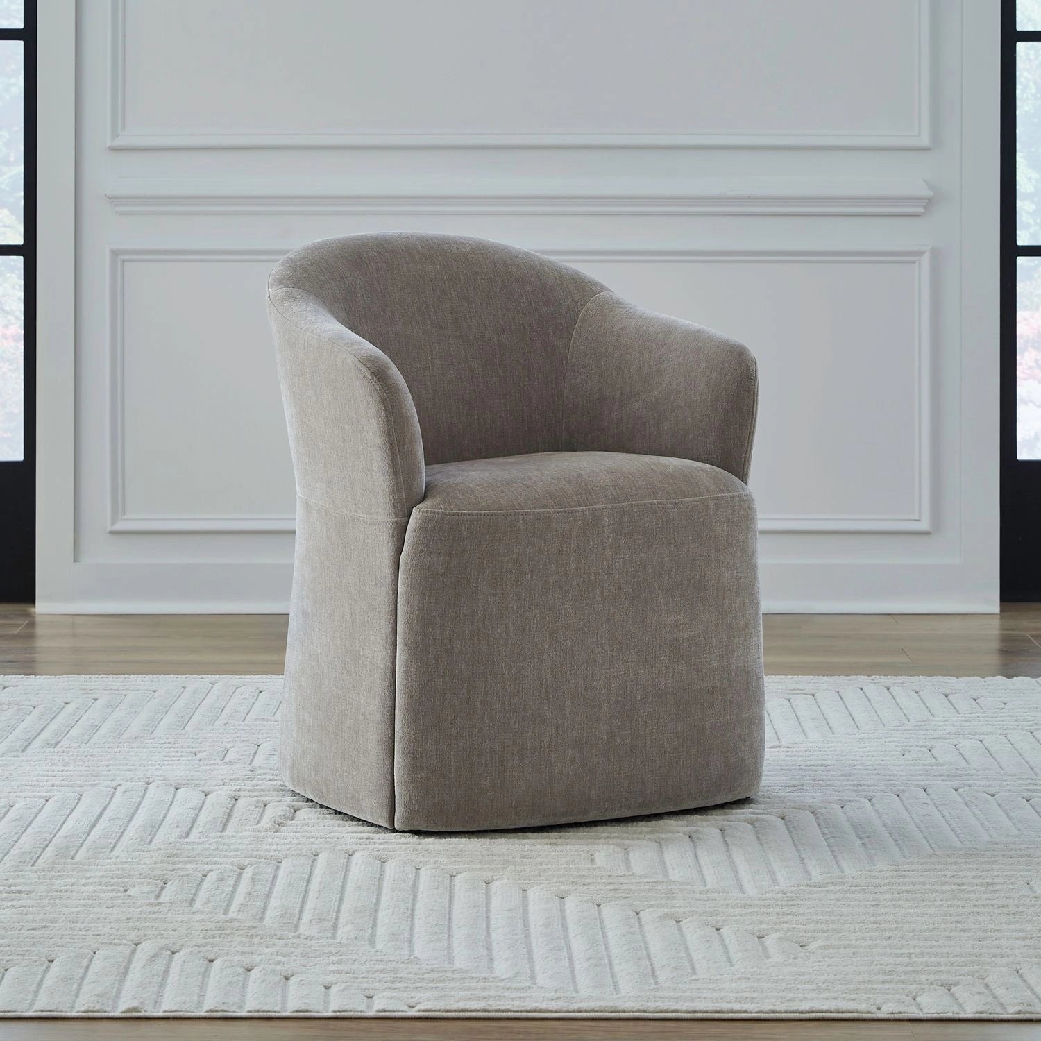 Accent Dining Accent Dining Chair w/ Casters - Truffle image