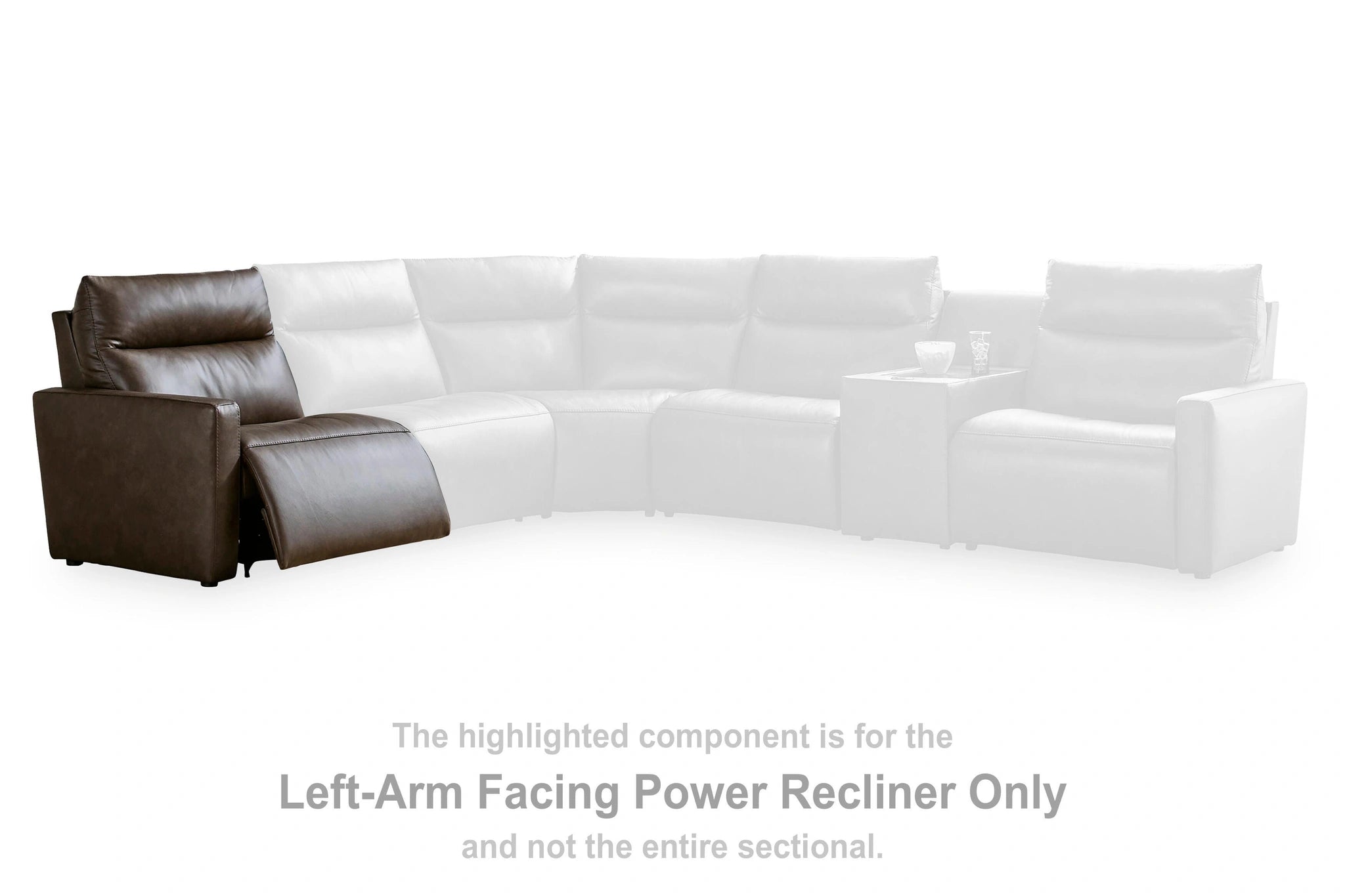 ModZ Power Reclining Sectional with Audio Consoles
