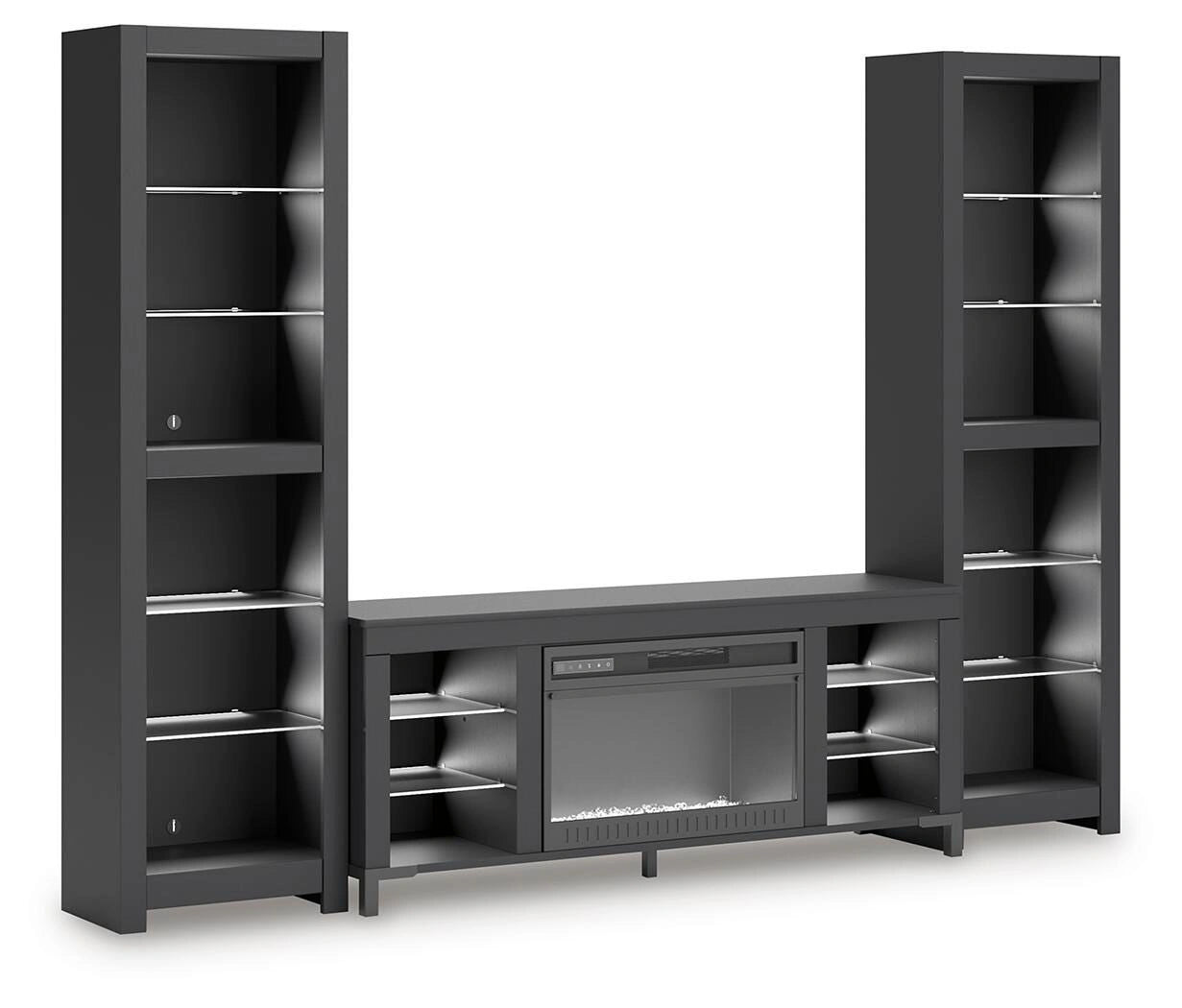Cayberry Entertainment Center with Electric Fireplace