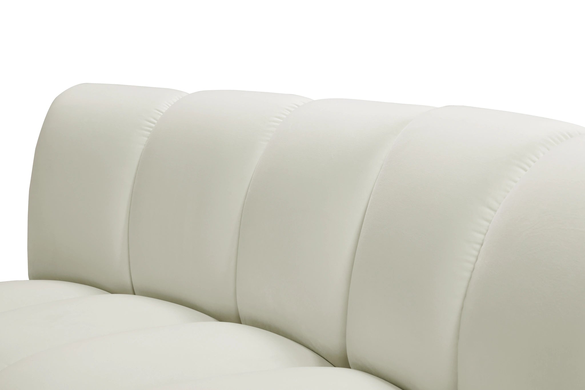 Infinity Cream Velvet 5pc. Modular Sectional