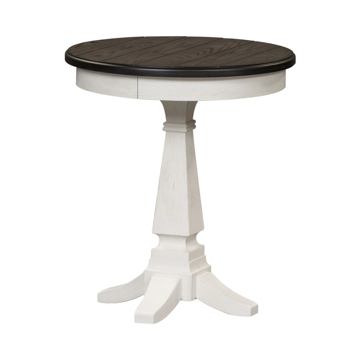 Allyson Park Chair Side Table in Wirebrushed White image