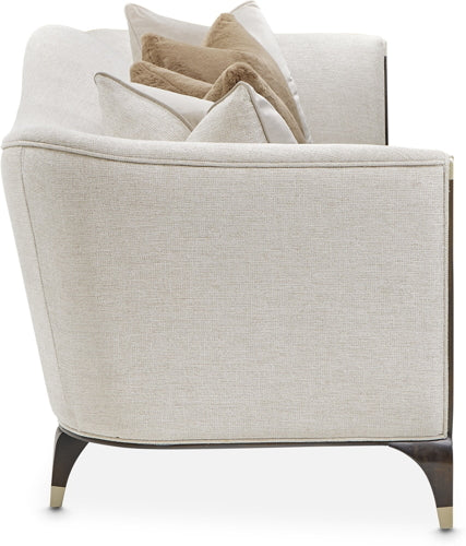 AICO Paris Chic Sofa Cremini in Espresso - Luxury Home Furniture (MI)