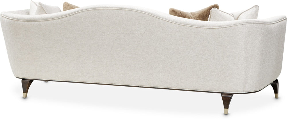 AICO Paris Chic Sofa Cremini in Espresso - Luxury Home Furniture (MI)