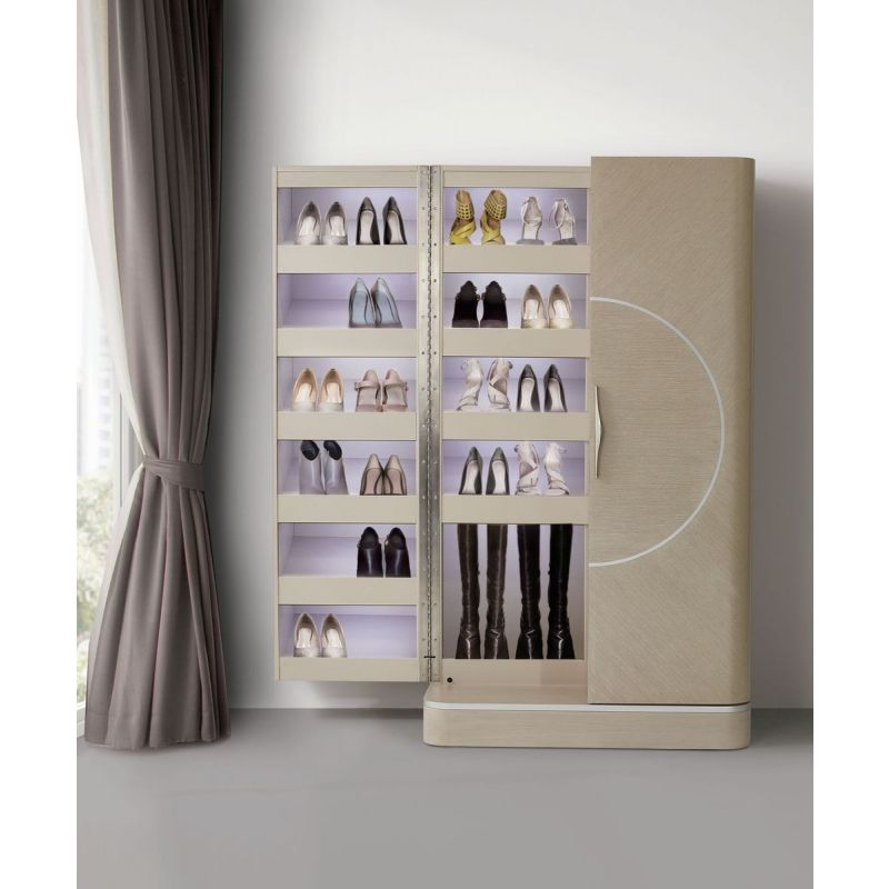 AICO Eclipse Footwear Cabinet in Moonlight - Luxury Home Furniture (MI)