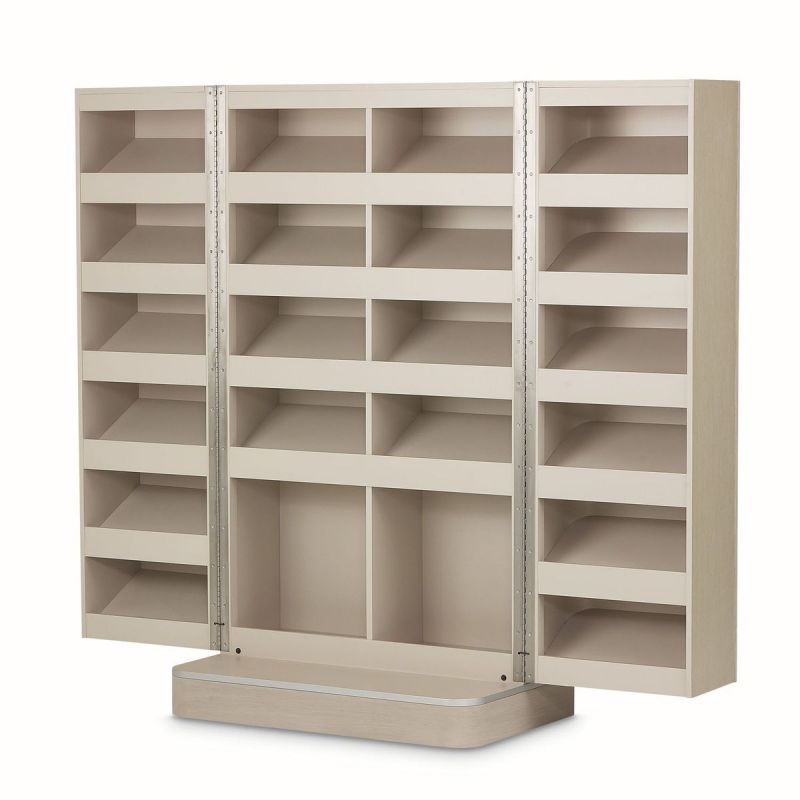 AICO Eclipse Footwear Cabinet in Moonlight - Luxury Home Furniture (MI)