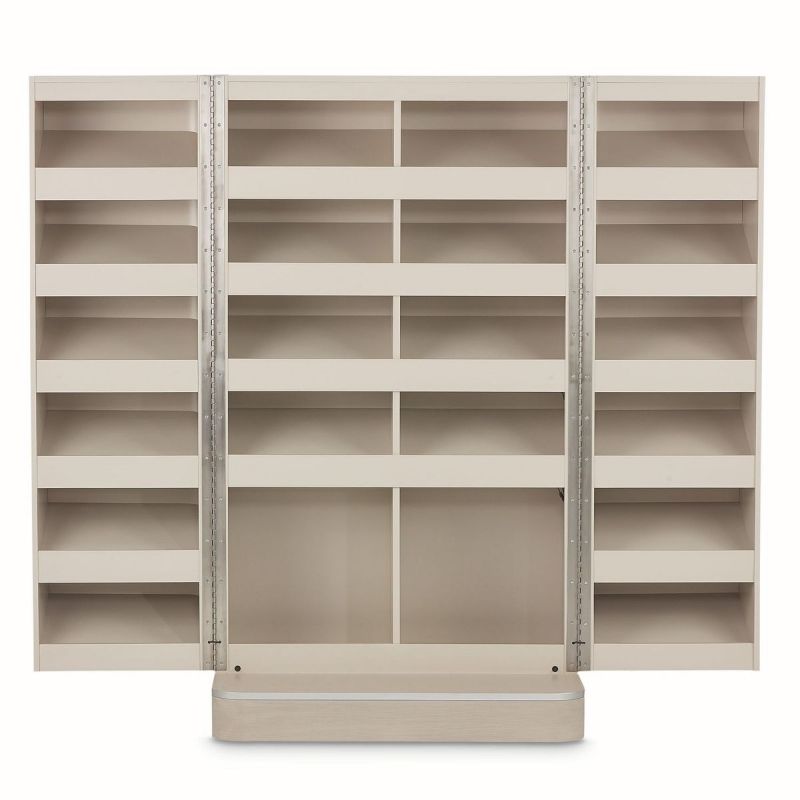 AICO Eclipse Footwear Cabinet in Moonlight - Luxury Home Furniture (MI)