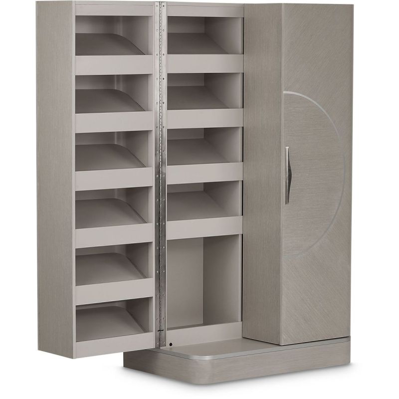 AICO Eclipse Footwear Cabinet in Moonlight - Luxury Home Furniture (MI)