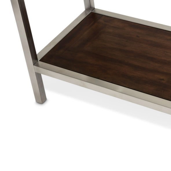 AICO Furniture Diversey ConsoleTable with Glass Top - Luxury Home Furniture (MI)