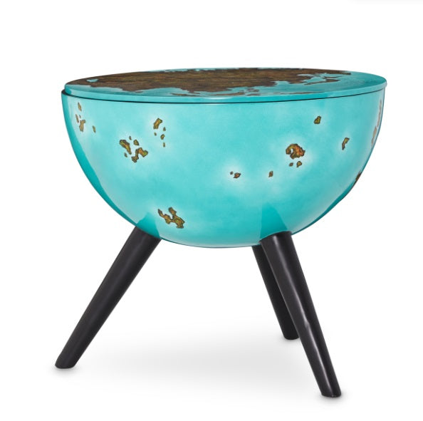 AICO Furniture Illusions Accent Map Table - Luxury Home Furniture (MI)