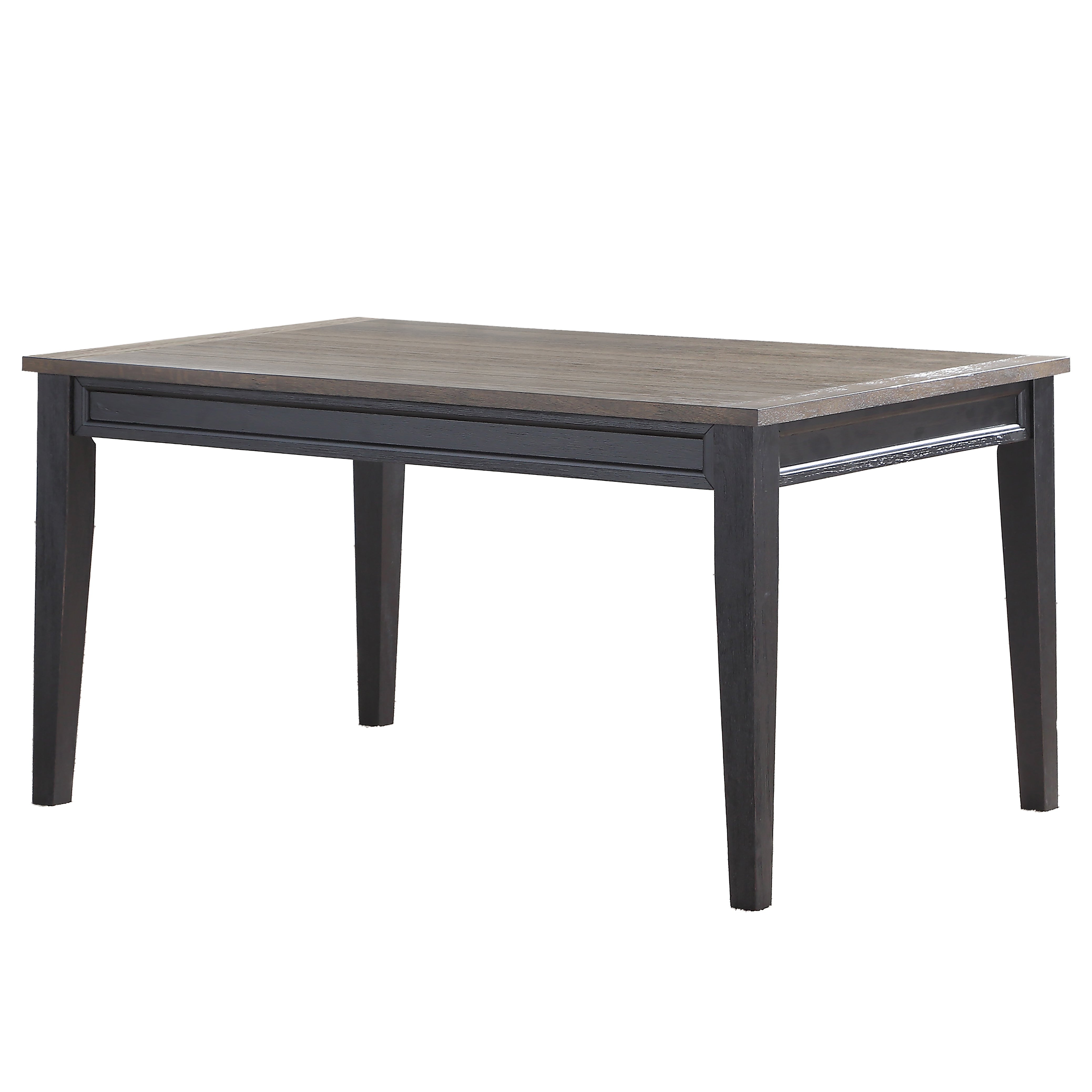 Steve Silver Raven Noir Dining Table in Two Tone Ebony and Driftwood - Luxury Home Furniture (MI)