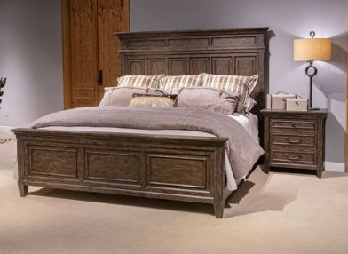 Liberty Furniture Paradise Valley Cal King Panel Bed in Saddle Brown - Luxury Home Furniture (MI)