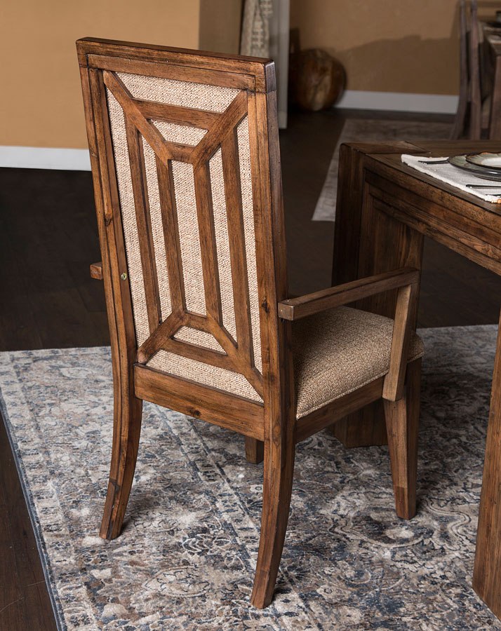 Aico Carrollton Arm Chair (Set of 2) in Rustic Ranch - Luxury Home Furniture (MI)