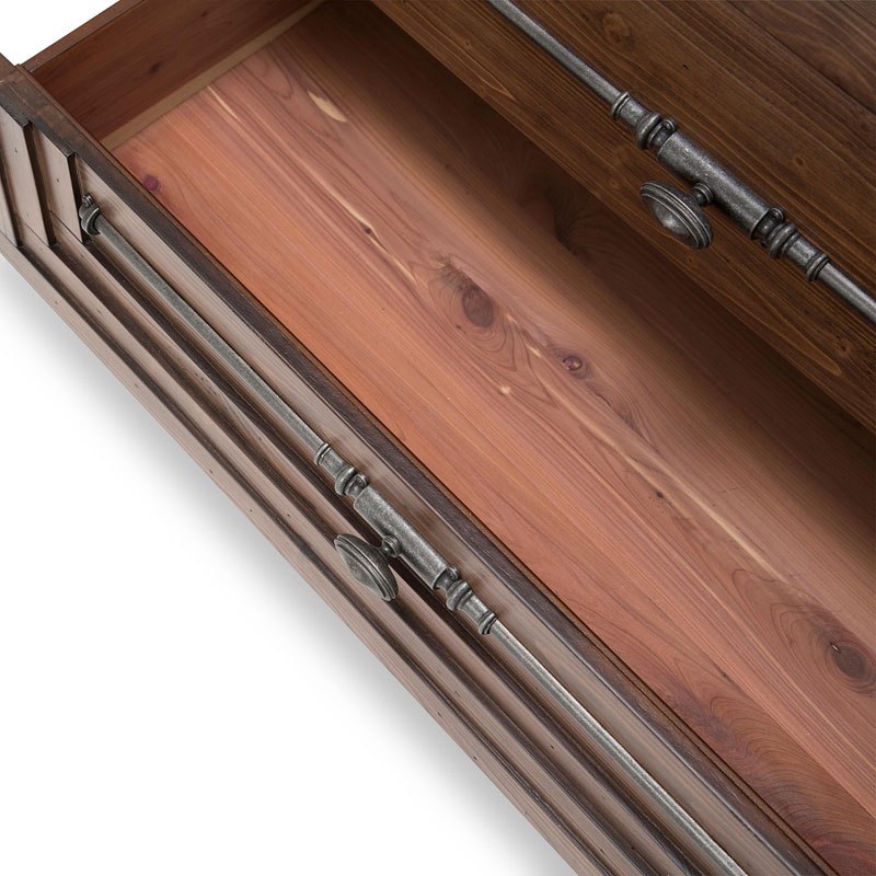 Aico Carrollton Drawer Chest in Rustic Ranch - Luxury Home Furniture (MI)