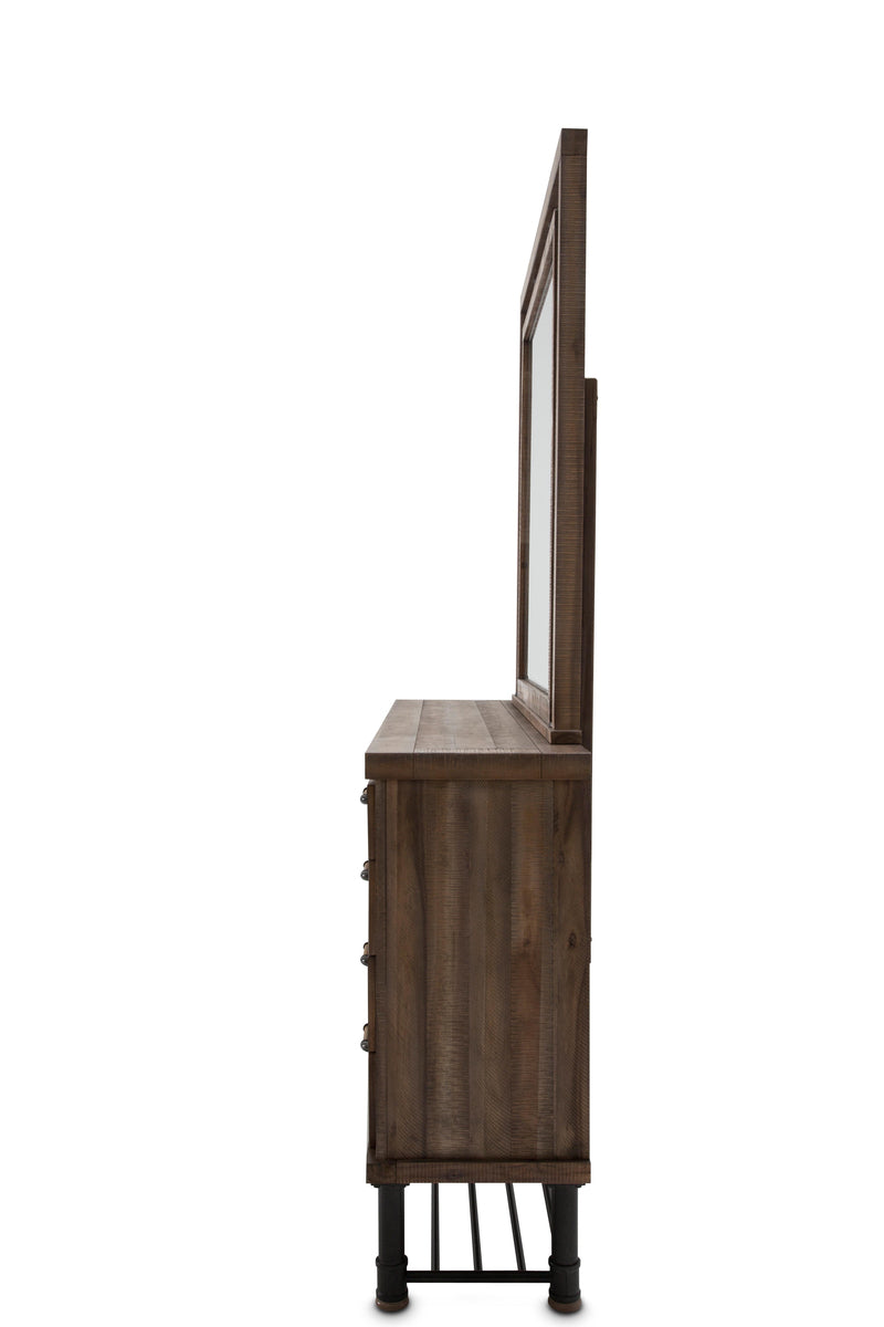 Aico Crossings Mirror in Reclaimed Barn - Luxury Home Furniture (MI)