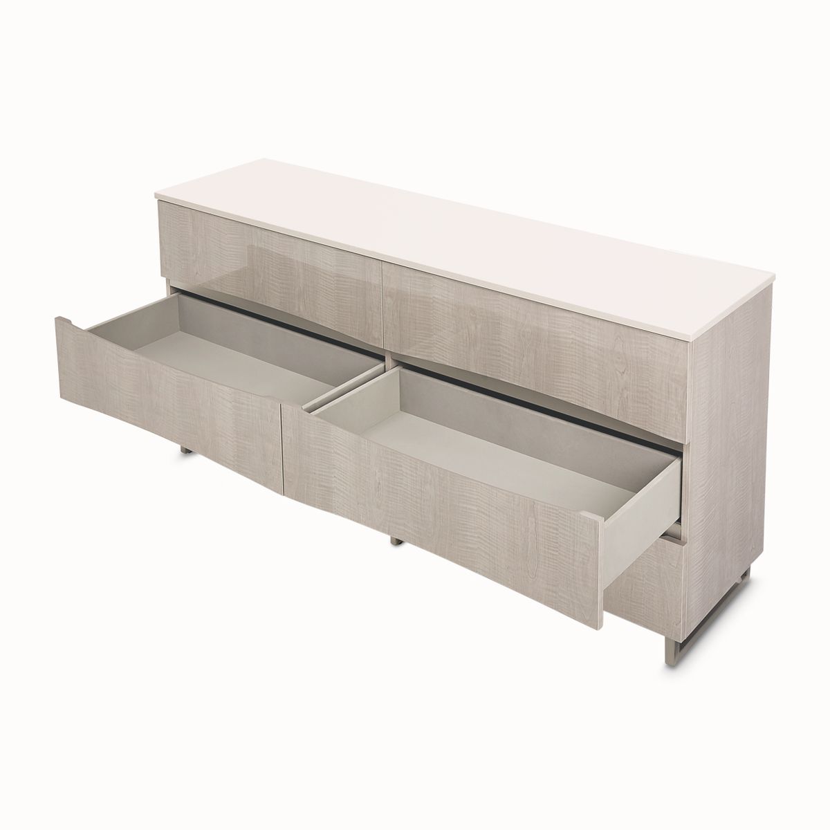 AICO Marin Dresser in Greige - Luxury Home Furniture (MI)