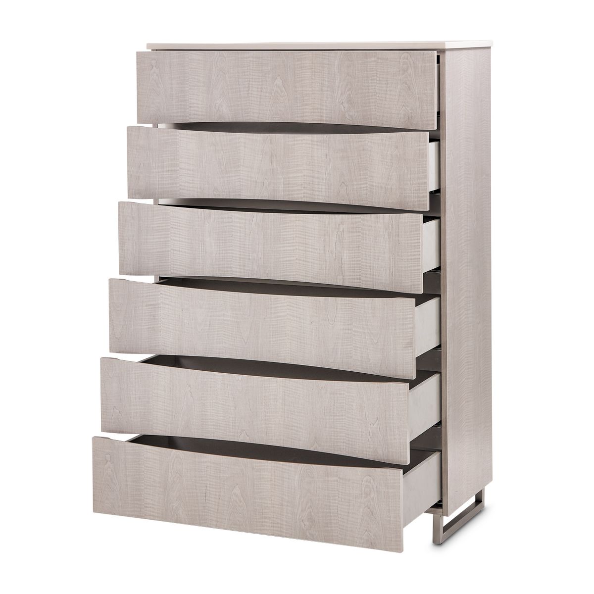 AICO Marin 6-Drawer Chest in Greige - Luxury Home Furniture (MI)