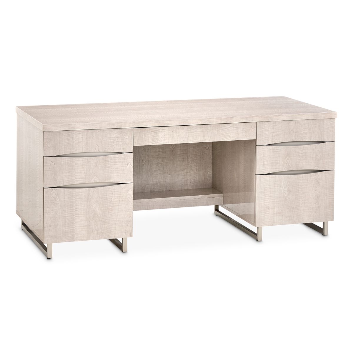 AICO Marin Desk in Greige - Luxury Home Furniture (MI)