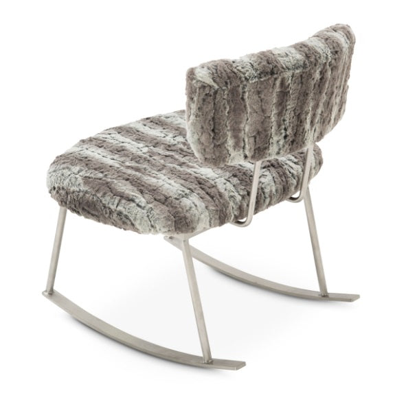 AICO Furniture A La Carte Pebble Beach Rocker Chair in Moondust - Luxury Home Furniture (MI)