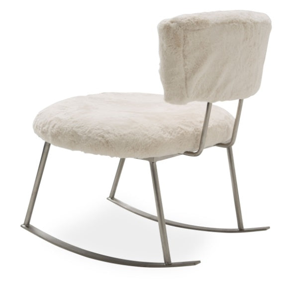 AICO Furniture A La Carte Pebble Beach Rocker Chair in Powder - Luxury Home Furniture (MI)