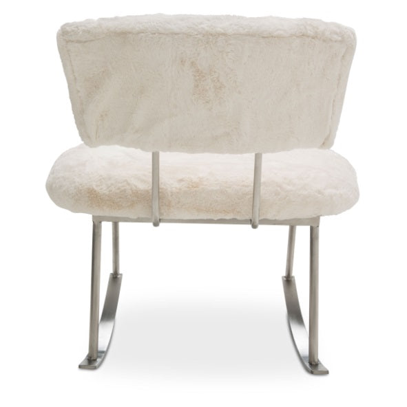 AICO Furniture A La Carte Pebble Beach Rocker Chair in Powder - Luxury Home Furniture (MI)