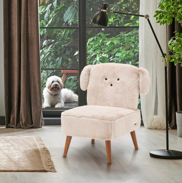 AICO Furniture A La Carte Puppy Armless Chair in Capri - Luxury Home Furniture (MI)